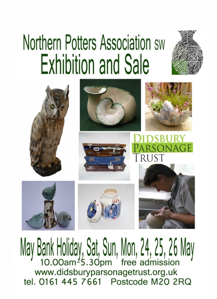 Northern Potters at Didsbury Parsonage Trust Flyer 1