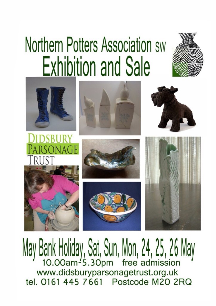Northern Potters at Didsbury Parsonage Trust Flyer 2